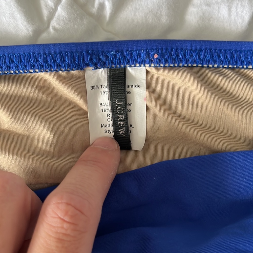 💙 J. Crew Ruched Bikini Bottom - Picture 3 of 4